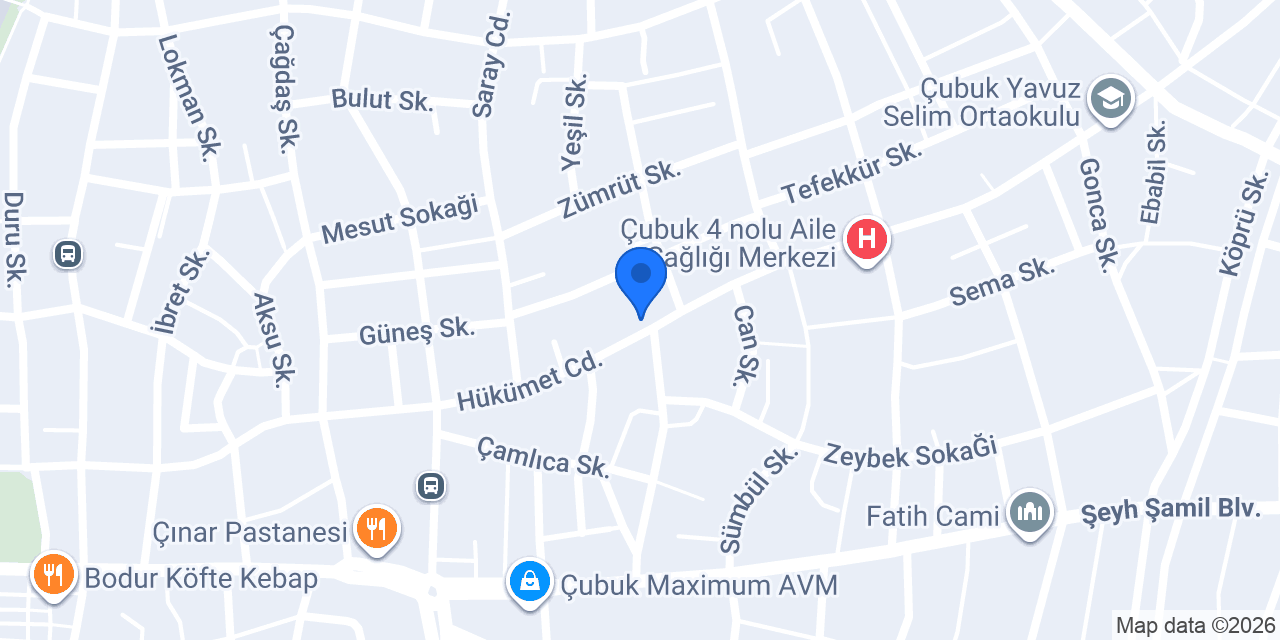Pusula Eğitim-Kitap-Kırtasiye konumu