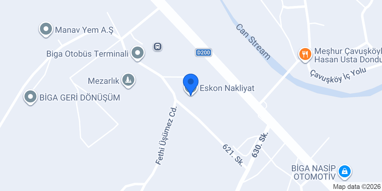 Eskon Nakliyat konumu