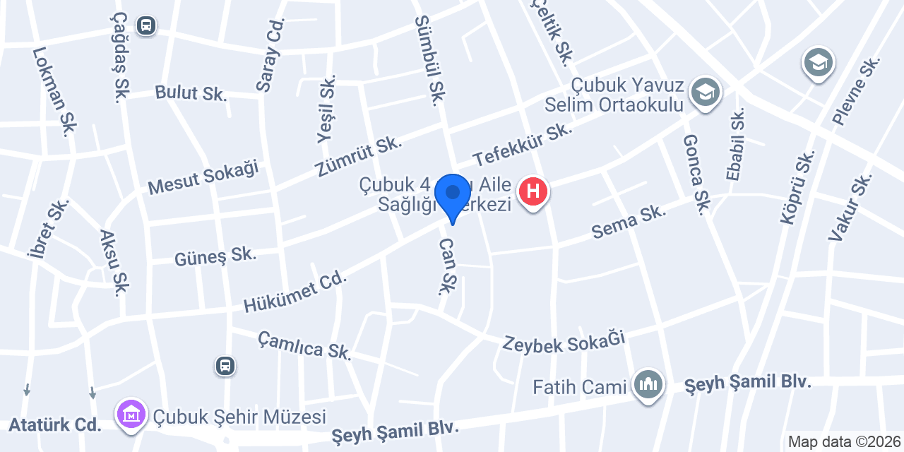 Özkan Emlak Çubuk konumu