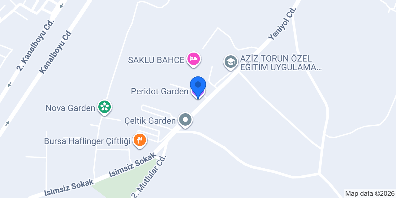 Peridot Garden konumu