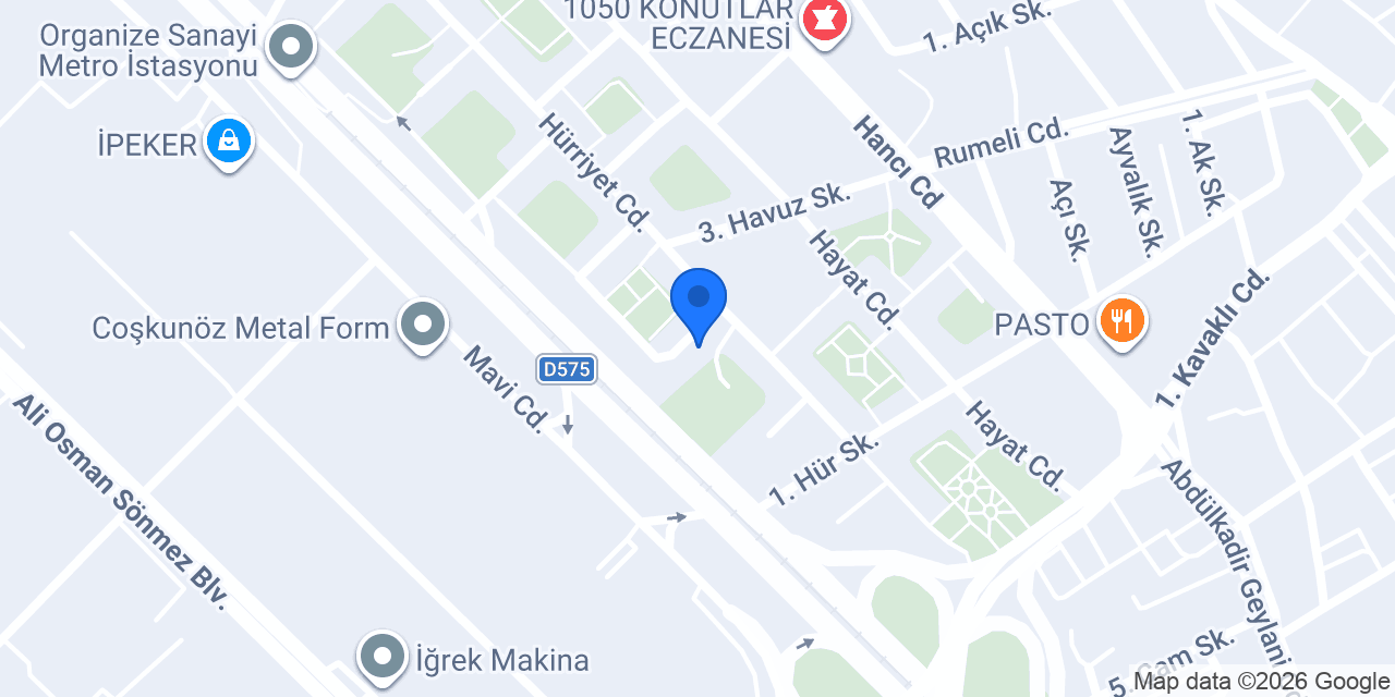 Bakyapı Prestij Koru Satış Ofisi konumu