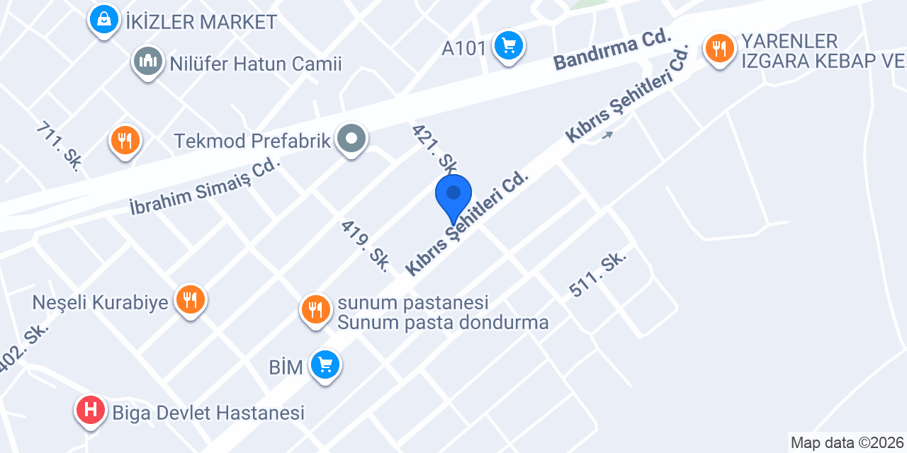 Nokta Solar Enerji konumu