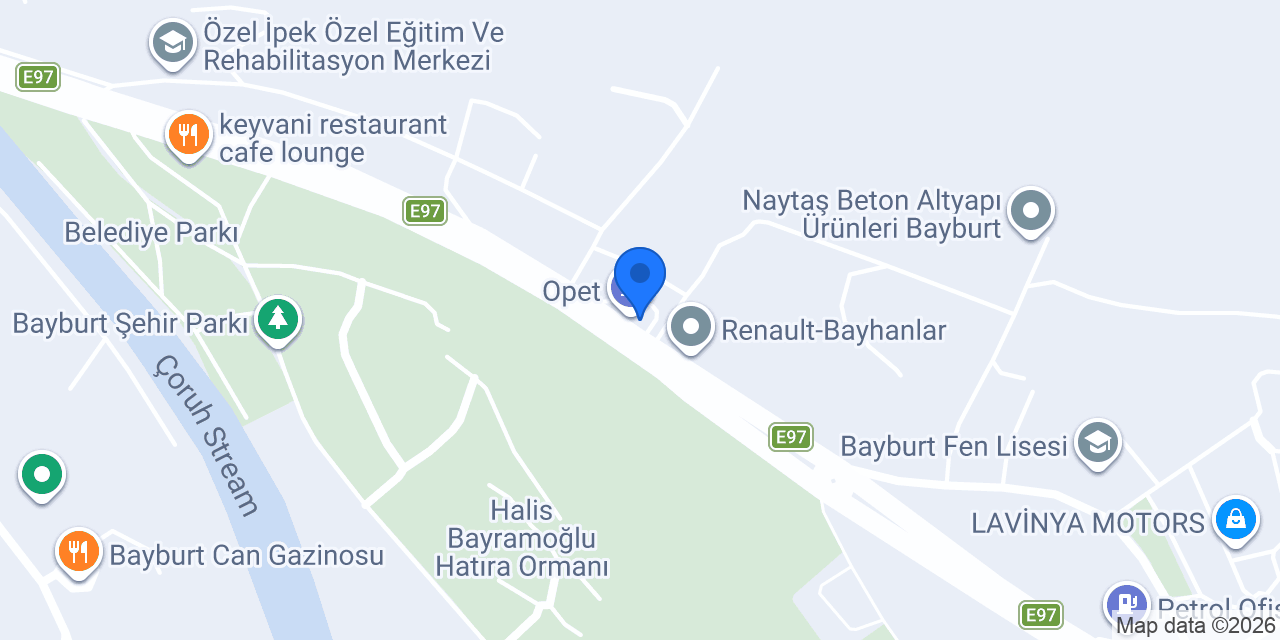 BAYBURT konumu