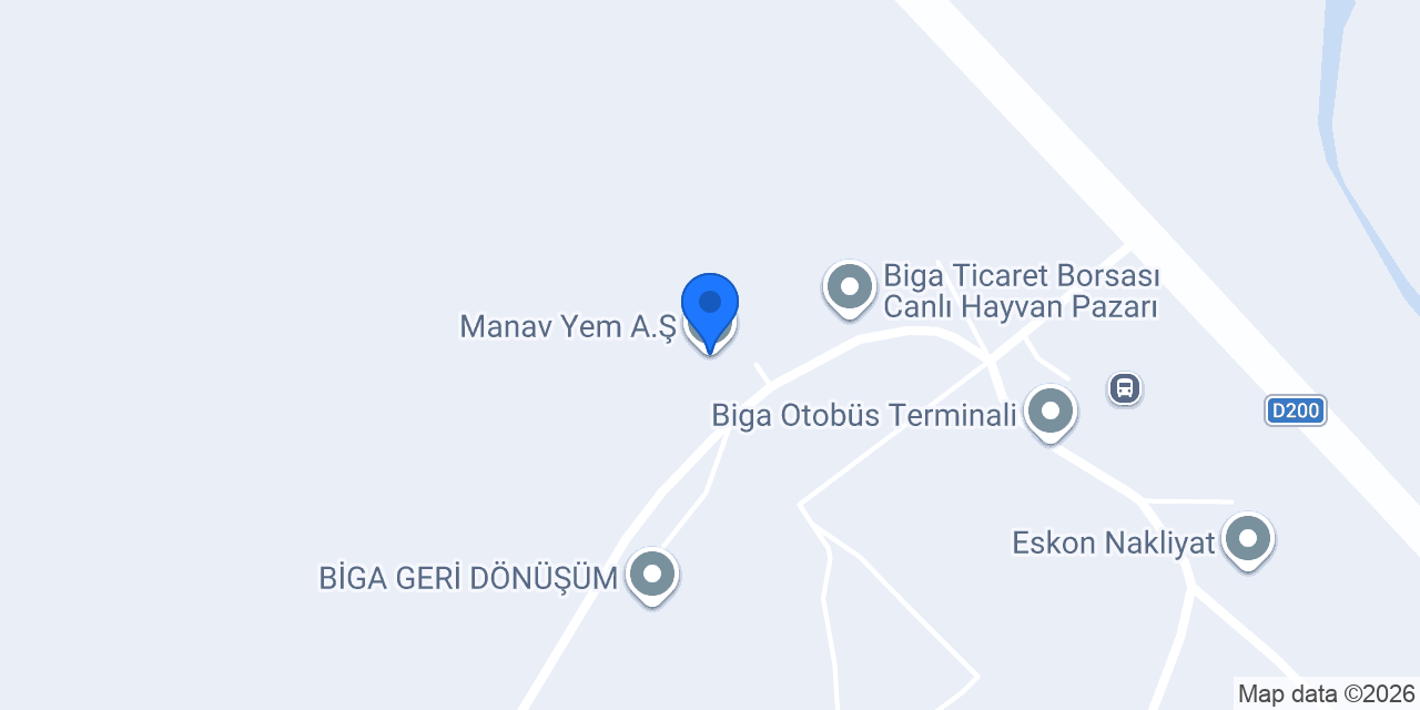 Manav Yem A.Ş. konumu