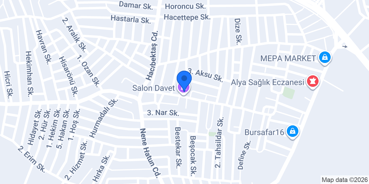Salon Davet konumu