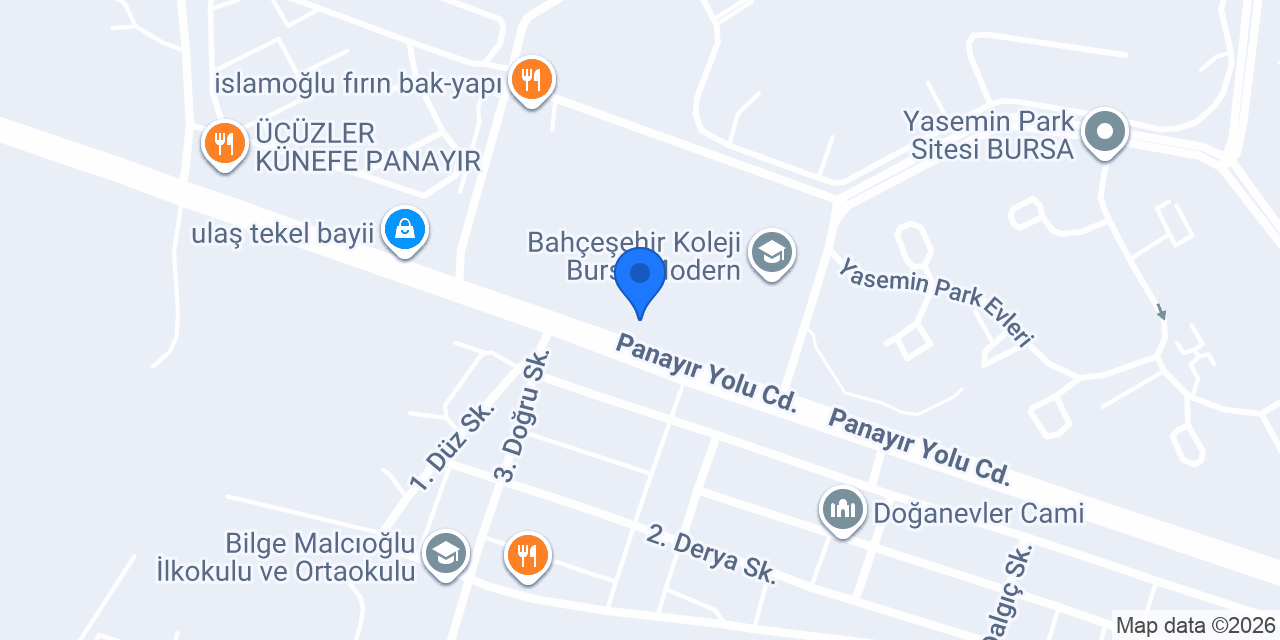 BAK YAPI KOMAGENE konumu