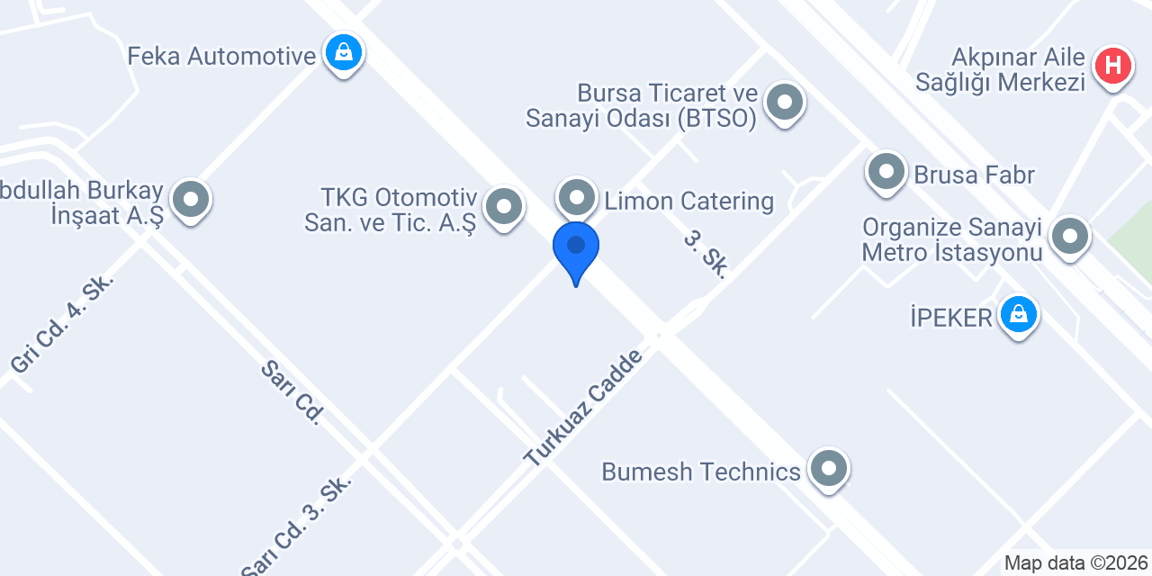 Bayramoğlu Endüstri Holding Anonim Şirketi konumu