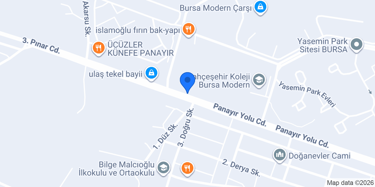 Evren Eczanesi konumu