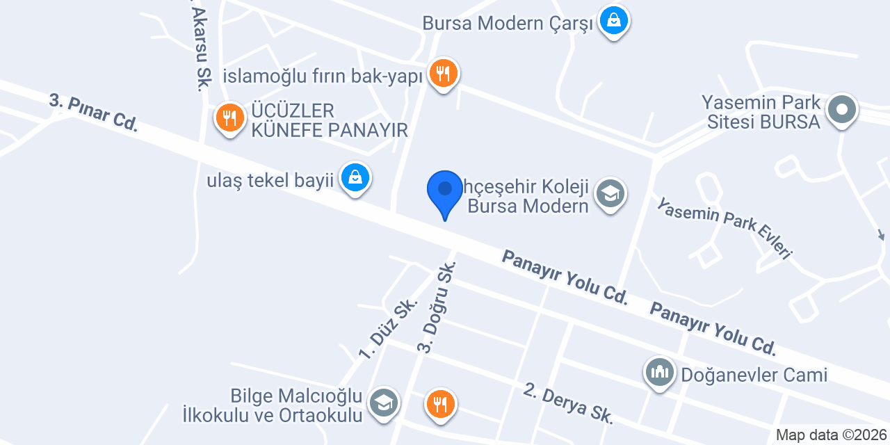 MODA LİLYUM Çiçek&Hediyelik konumu