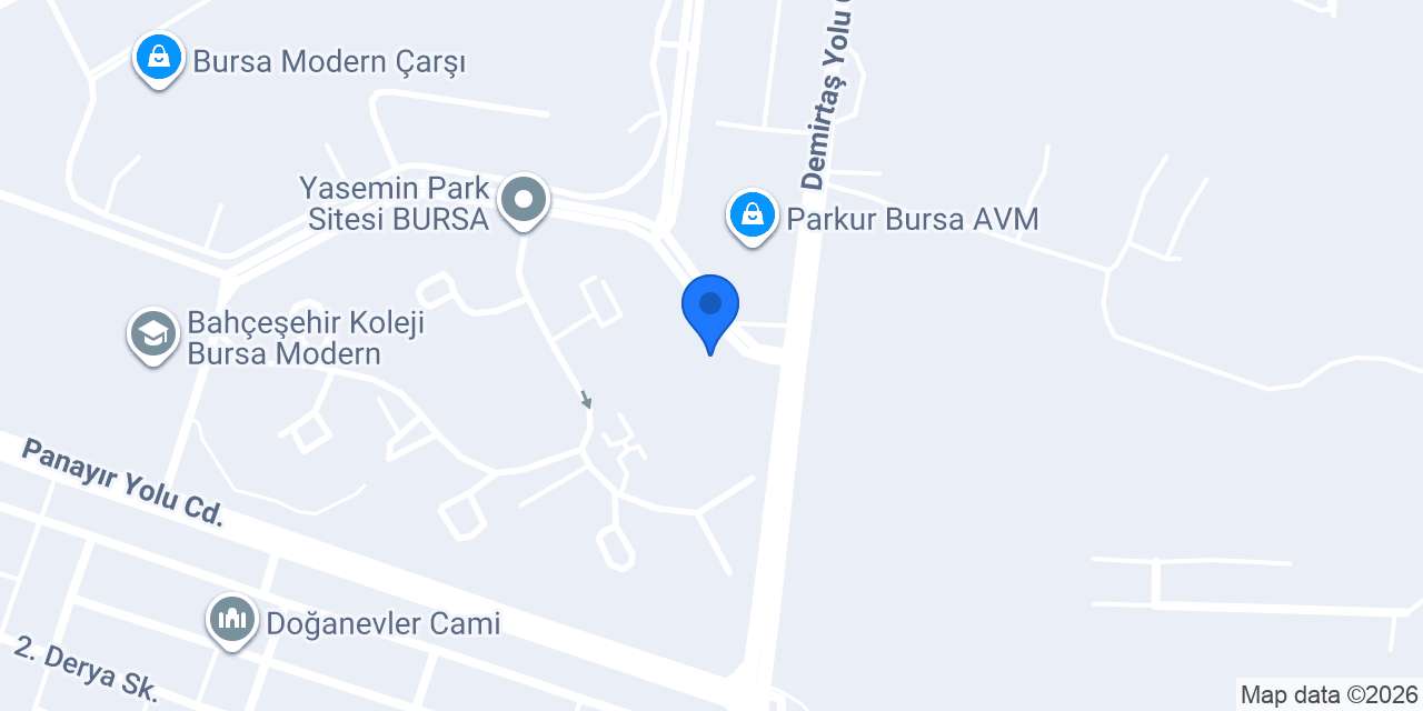 Terzi Yücel ( parkur avm ) konumu