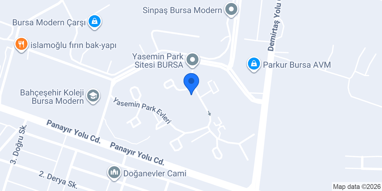 Patisserie.Bursa konumu