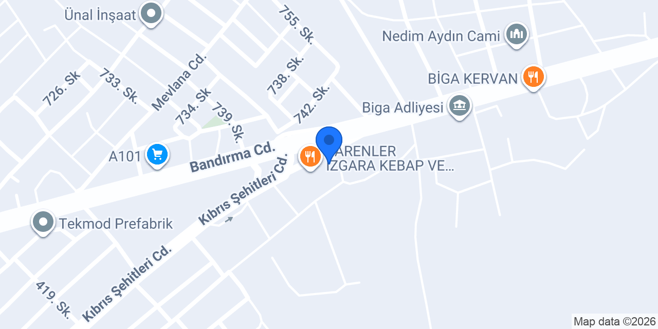 Marmara Mermer Granit konumu