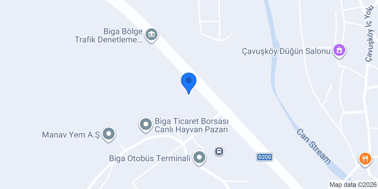 BİGA SULAMA BİRLİĞİ konumu