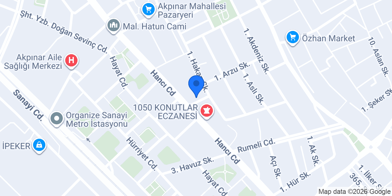 Akpınar Kervan Dondurma konumu
