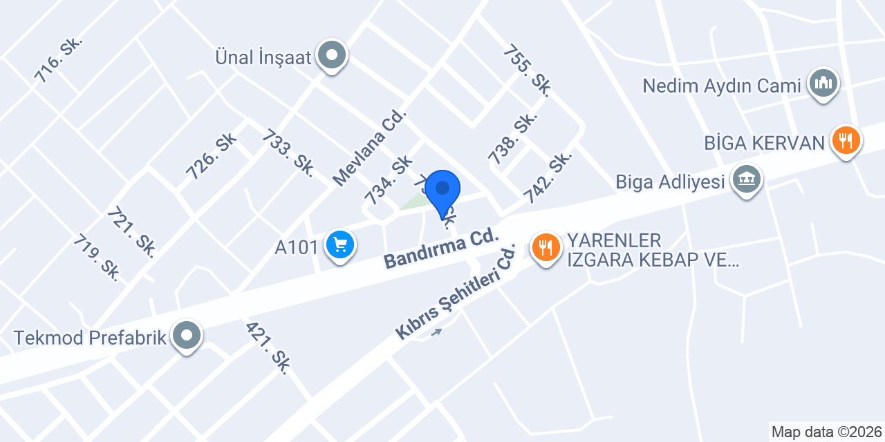 Diya Elektrik & Aydınlatma konumu