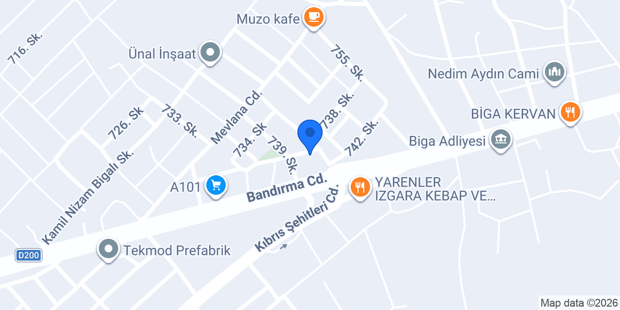 Bizim Tatlıcı konumu