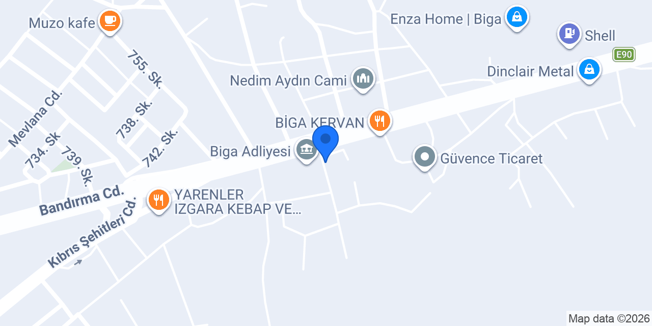 UBAY NARGİLE CAFE konumu