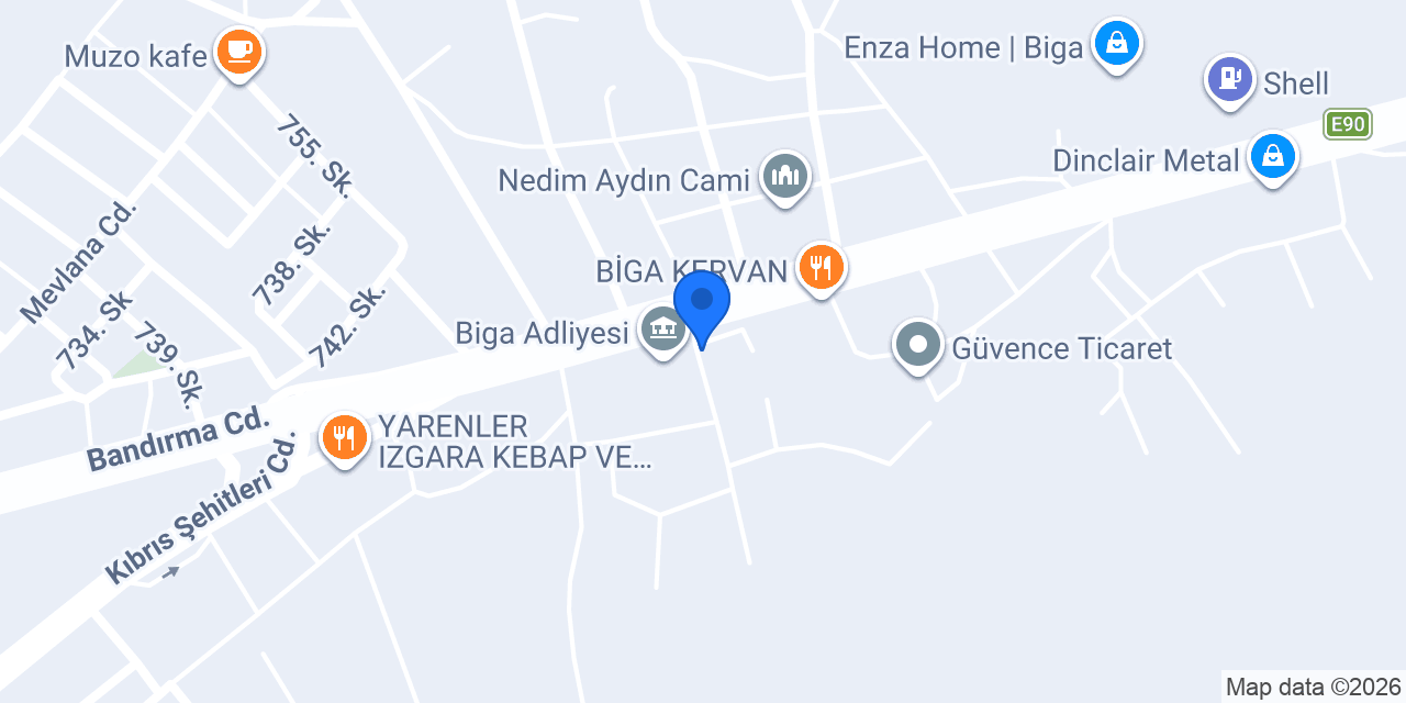 Avukat Umut ÖZGÜR Hukuk Bürosu konumu