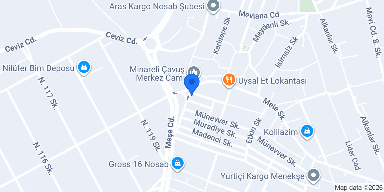 60°C Ev Yemekleri konumu