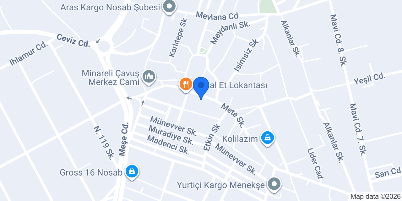 Erduran Mobilya konumu