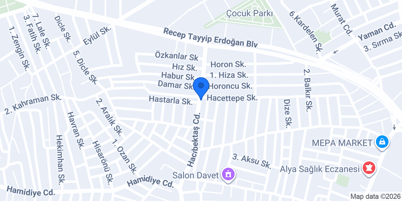 BURSA ÖZCAN TERZİ konumu