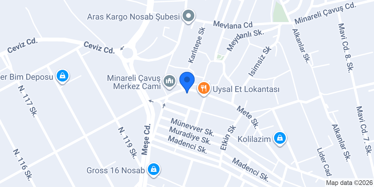 Seç Market - Gökçe A Gross konumu