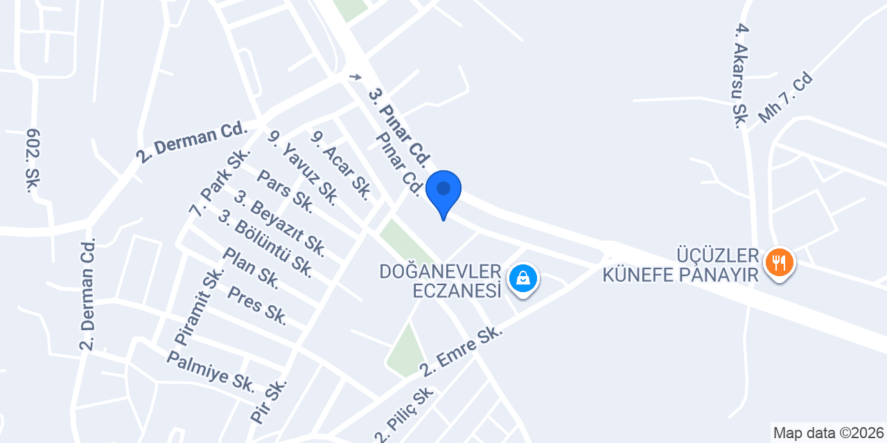 Talip Sürücü Kursu konumu