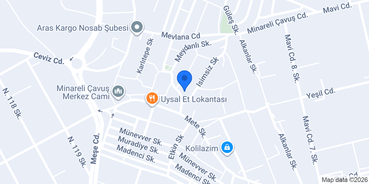 Minareli Çavuş Tur konumu