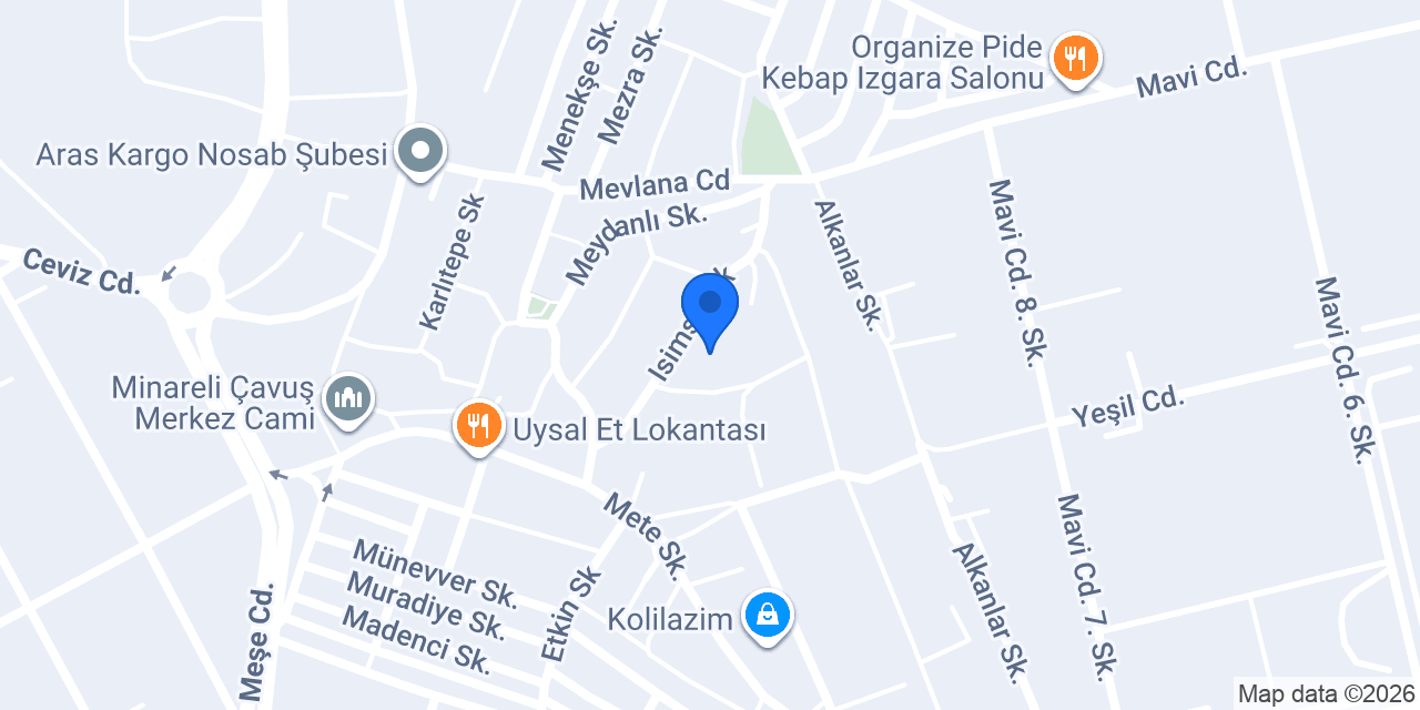 Kerem Özdilek Kreş ve Gündüz Bakımevi konumu
