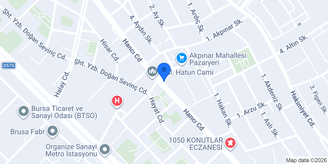 Yeni Hakan Eczanesi konumu