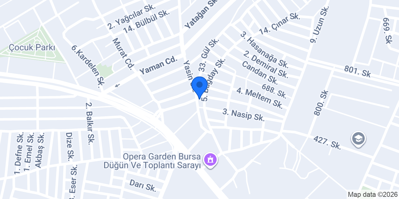 Badem Mobilya ve Dekorasyon konumu