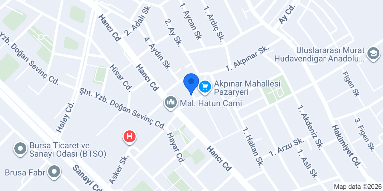 Ecrin Moda Terzi konumu