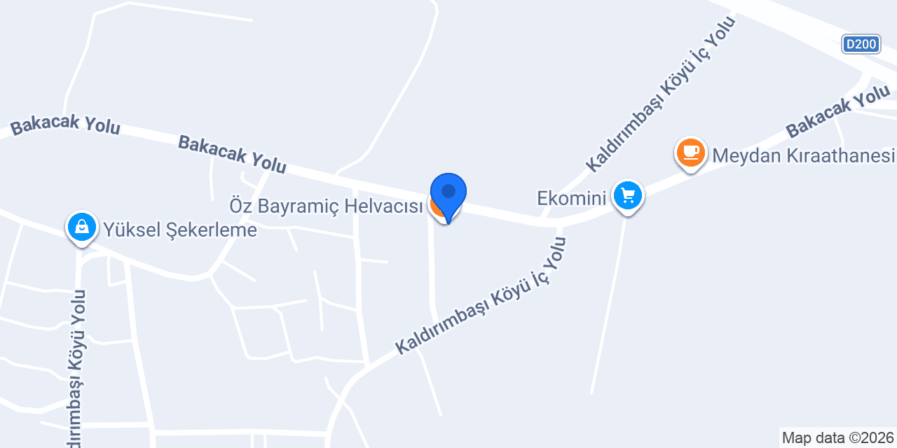 Öz Bayramiç Helvacısı konumu