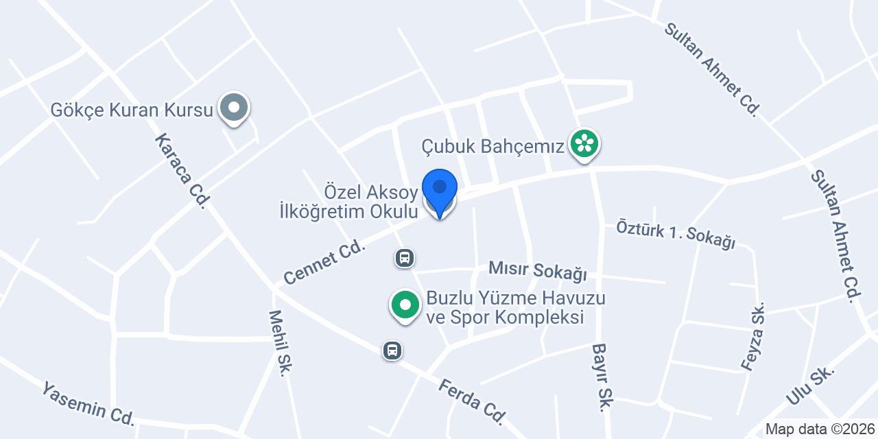 Özel Aksoy İlköğretim Okulu konumu