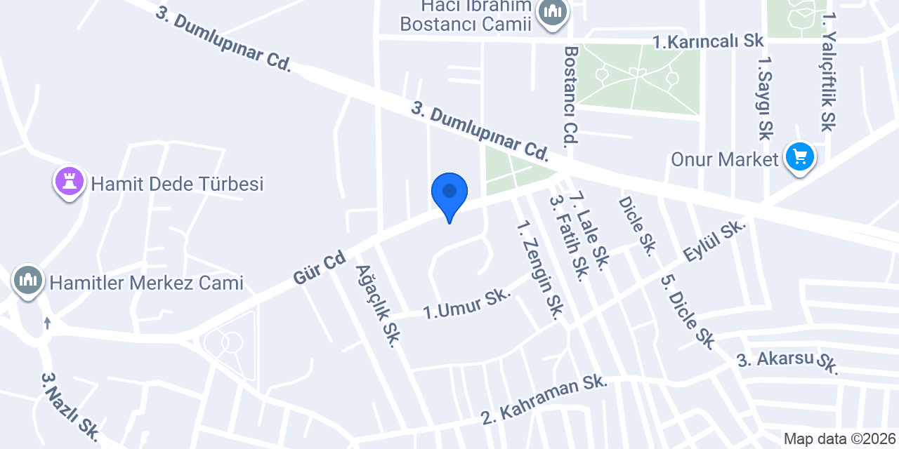 Özel Bulvar Sürücü Kursu konumu