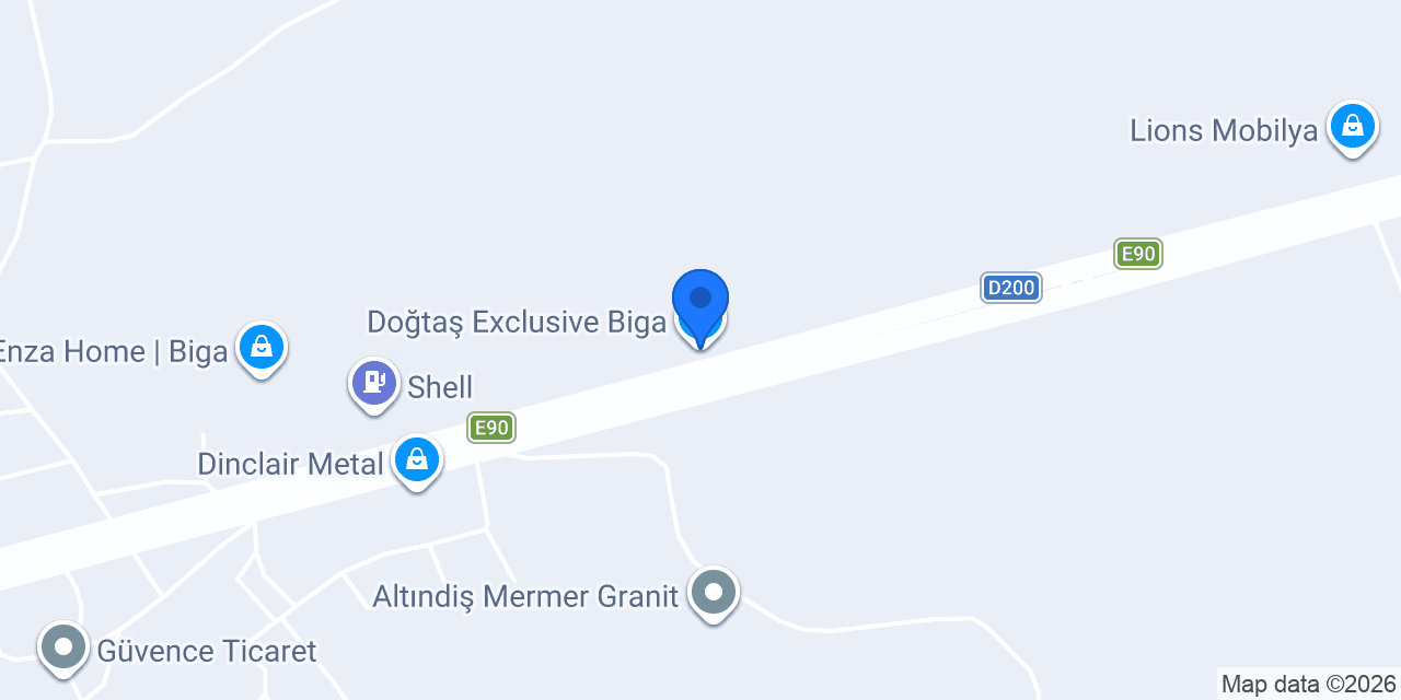 Doğtaş Exclusive Biga konumu