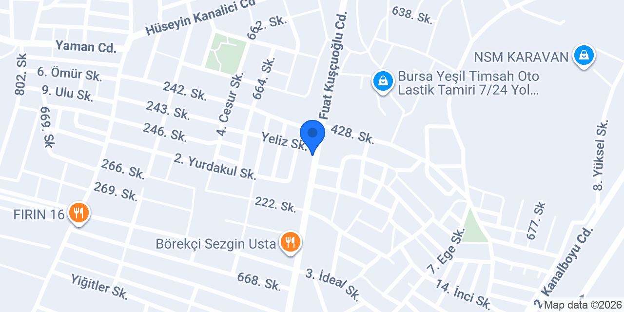 İdeal bay bayan kuaförü konumu