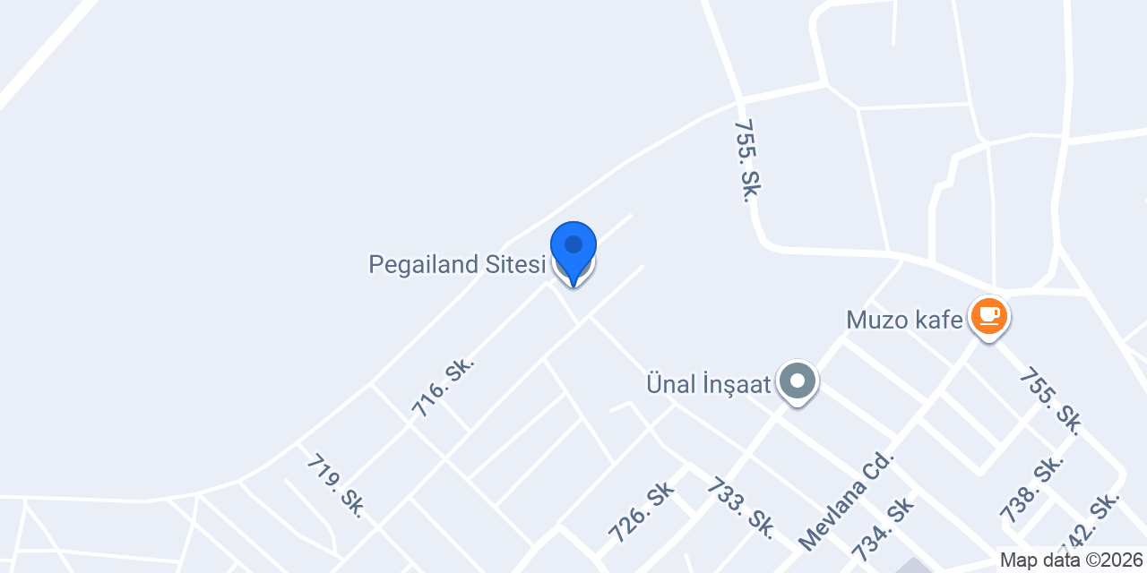 Pegailand Sitesi konumu