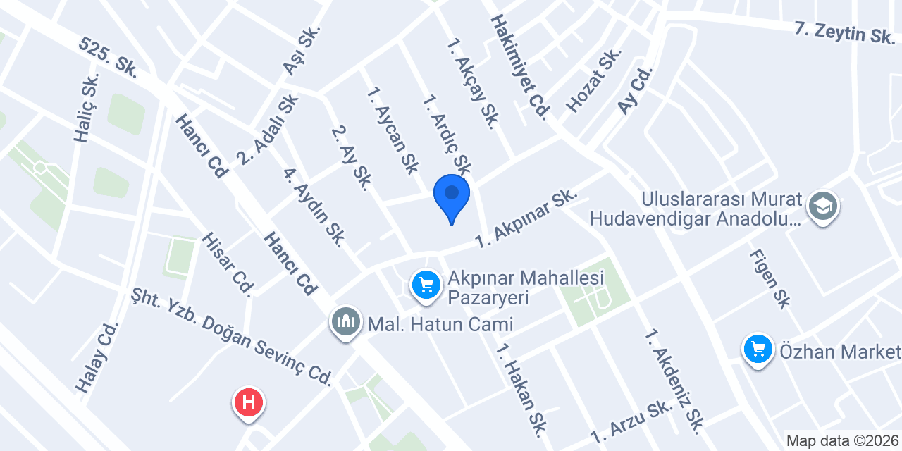 Fidelya bayan kuaförü konumu