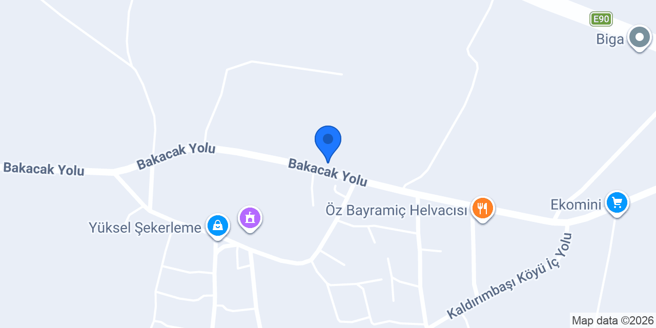 Etik süt ve besi çiftliği konumu
