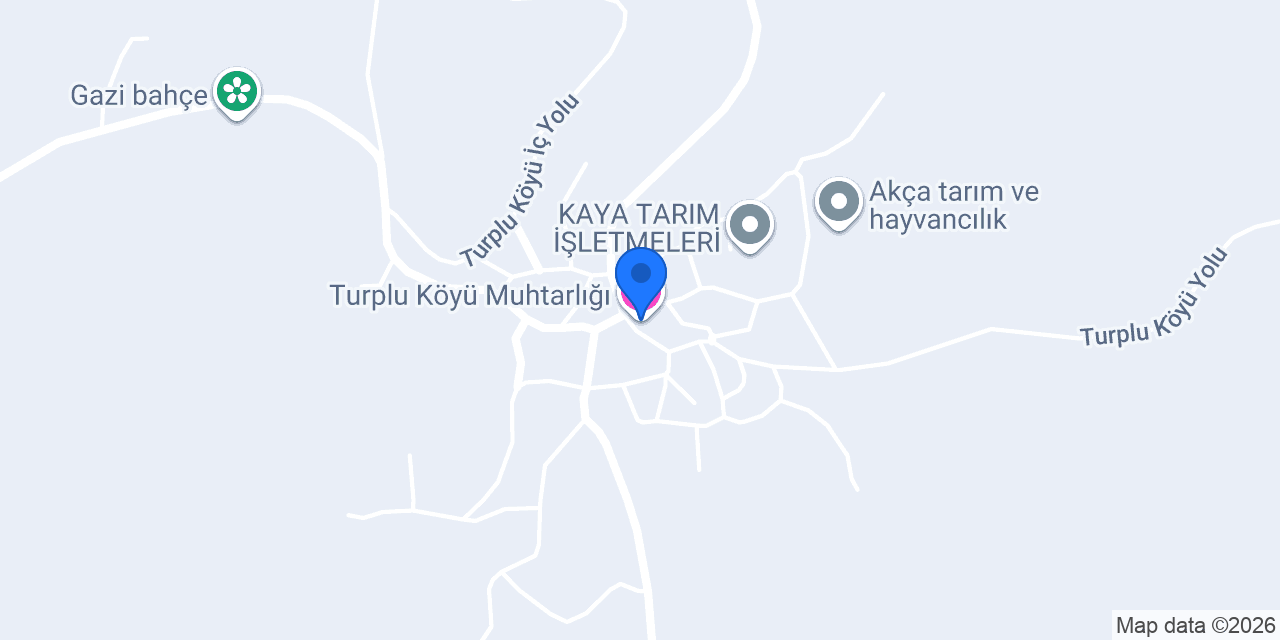 Turplu Köyü Muhtarlığı konumu