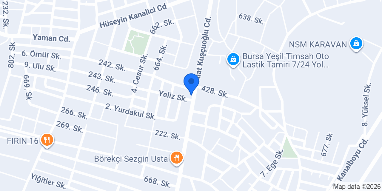 İpek Mobilya konumu