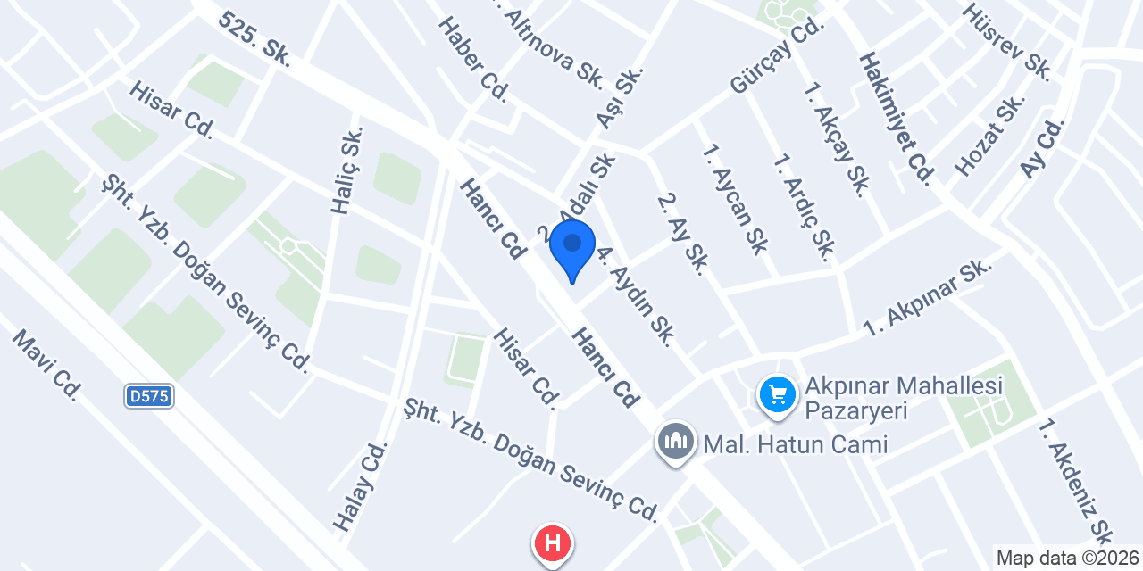 Ptt-Akpınar Şubesi konumu