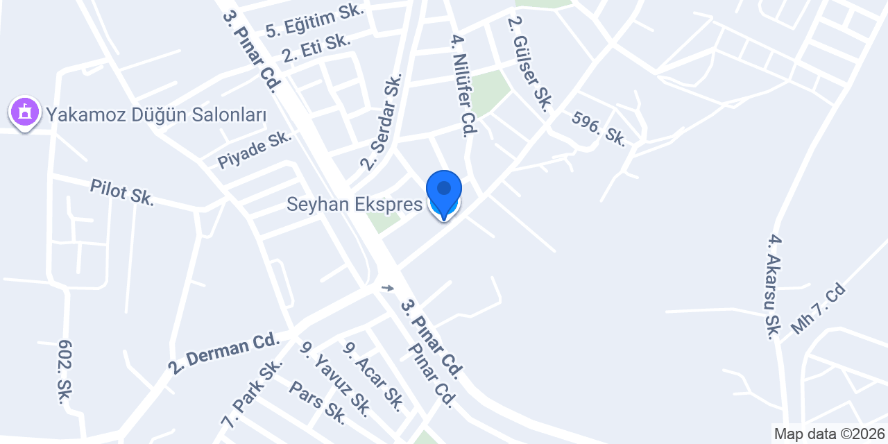 Seyhan Ekspres konumu