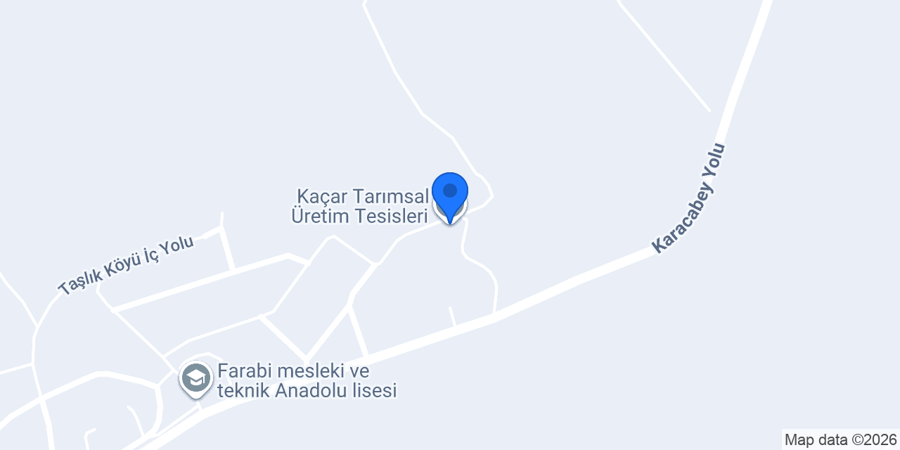 Kaçar Tarımsal Üretim Tesisleri konumu