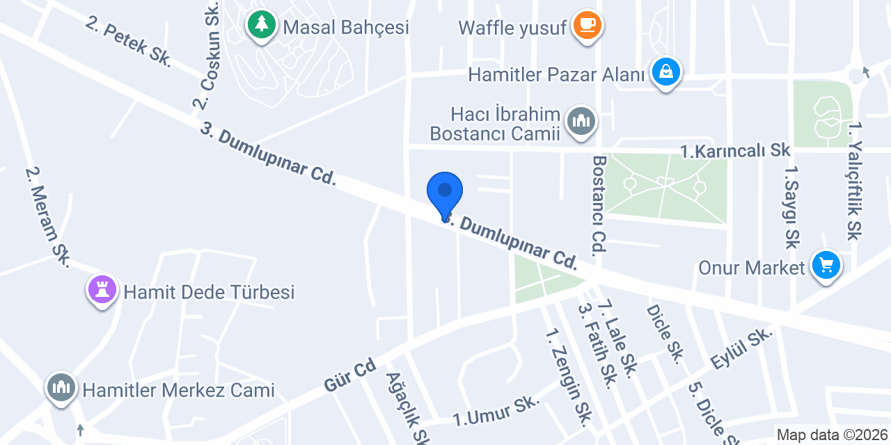 Hamitler Kasabı konumu