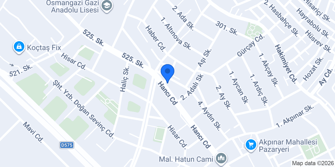 Malçok Ticaret konumu