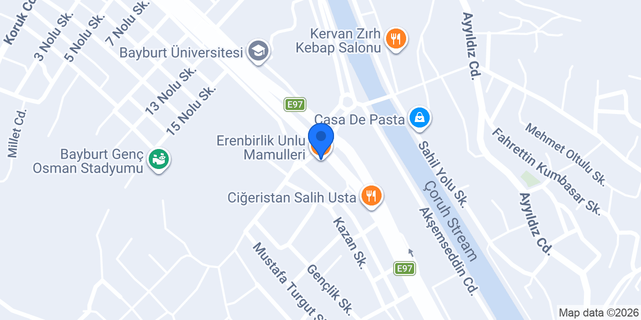 Erenbirlik Unlu Mamulleri konumu