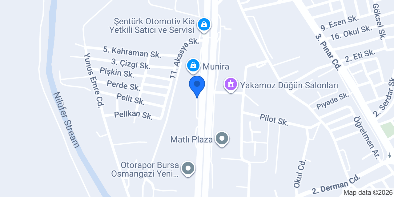 TEB Demirtaş Şubesi konumu