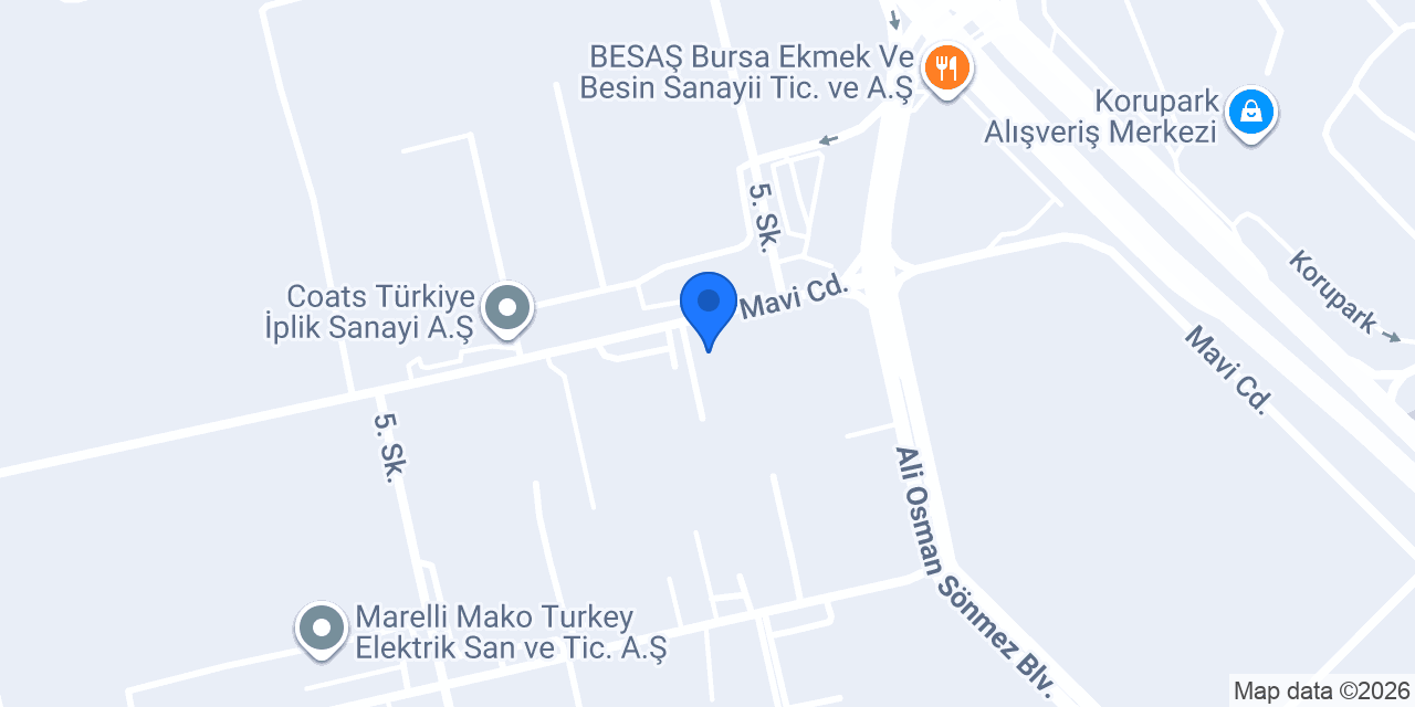 Oytaş-Yıldız Uluslararası İnşaat San. Tic. A.Ş. konumu